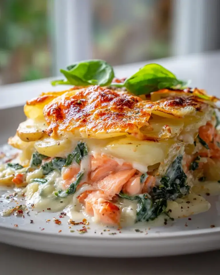 Lachs Auflauf mit Kartoffeln