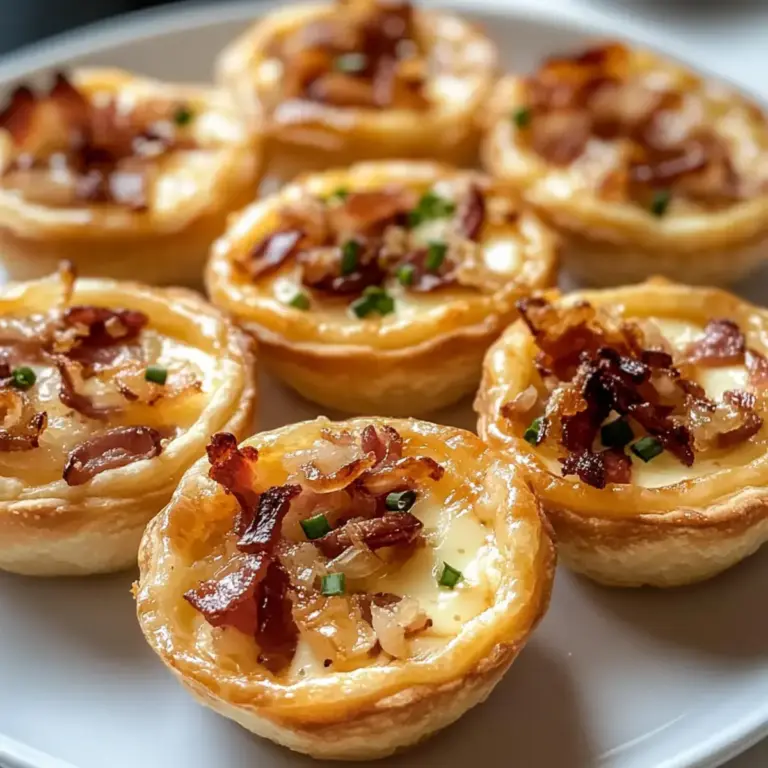 Mini Tarte Flambée Häppchen