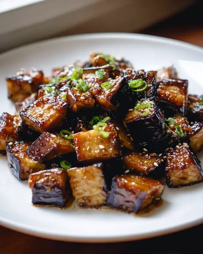 Miso glasiertes Auberginen Rezept