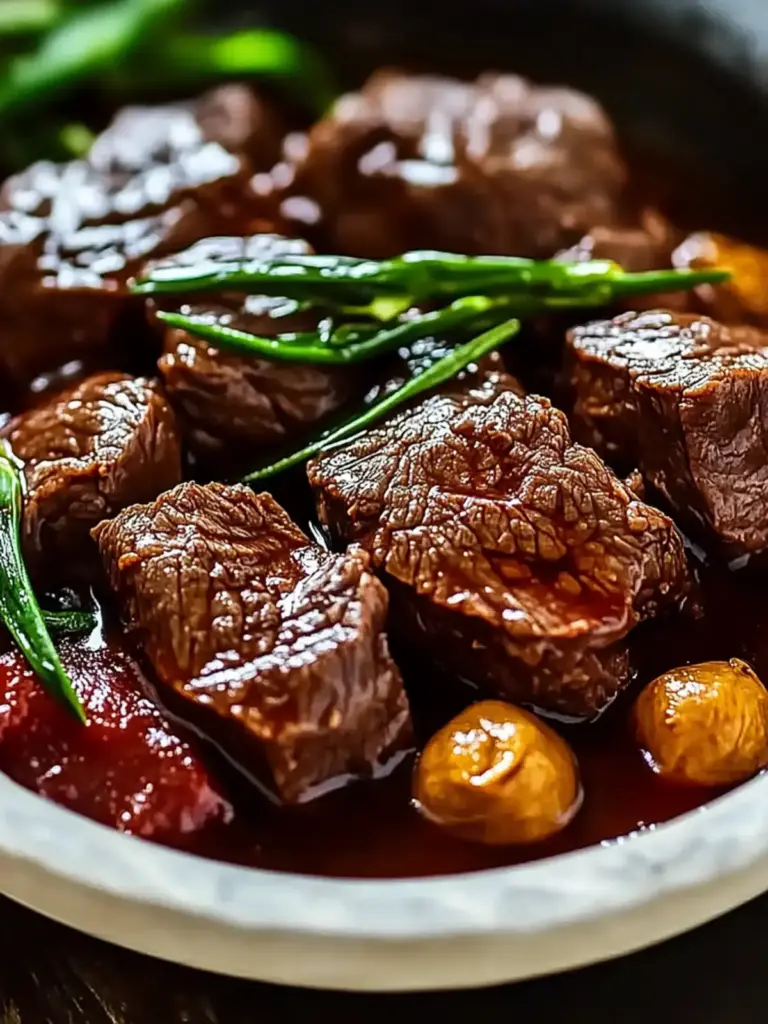 Mongolisches Rindfleisch Slow Cooker