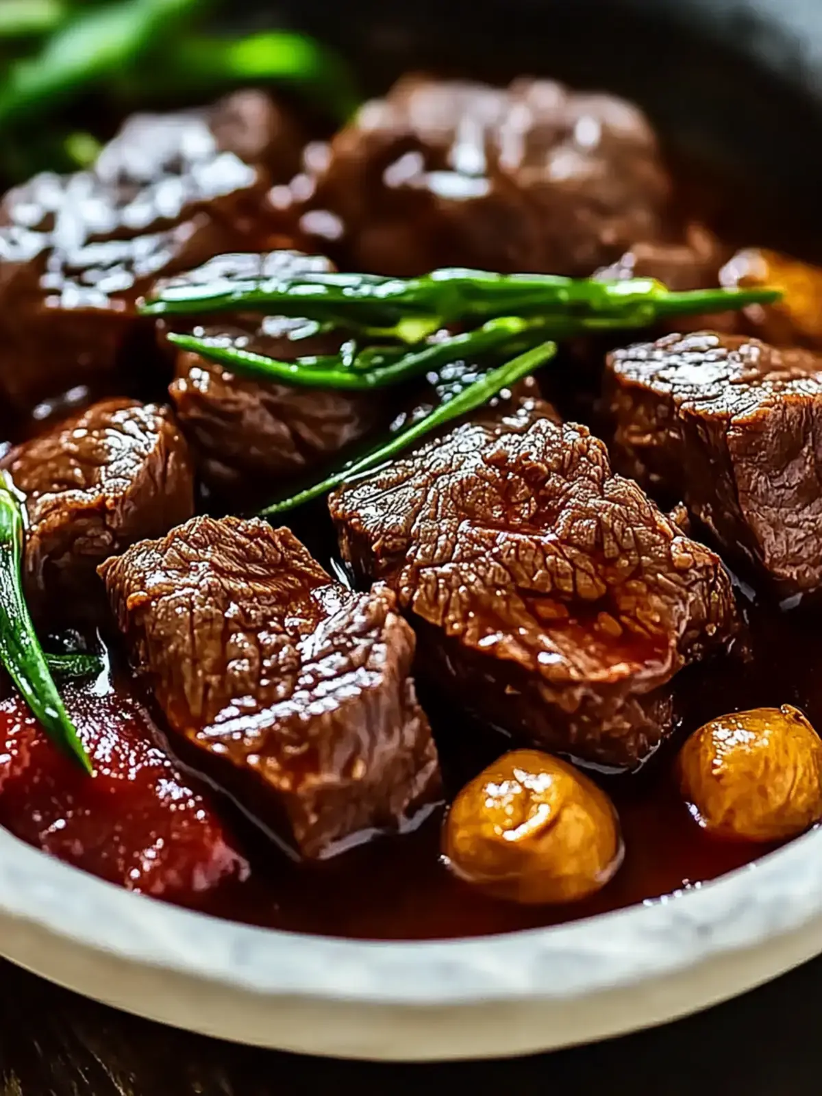 Mongolisches Rindfleisch Slow Cooker