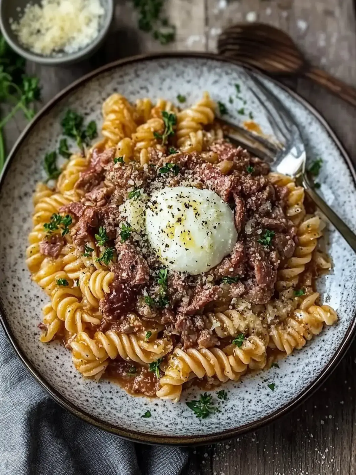 Nudelauflauf mit Hackfleisch