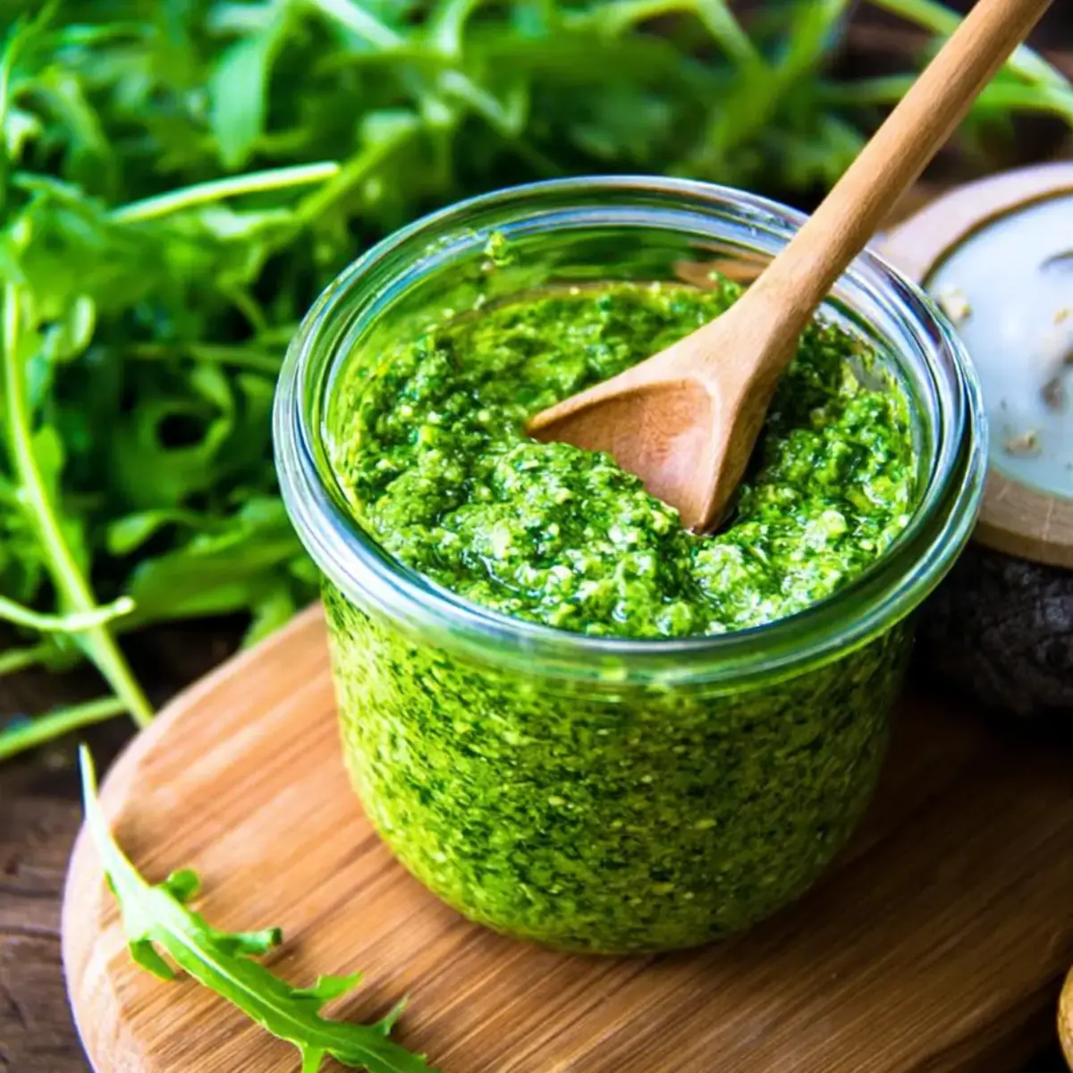 Rucola Pesto mit Cashewkernen