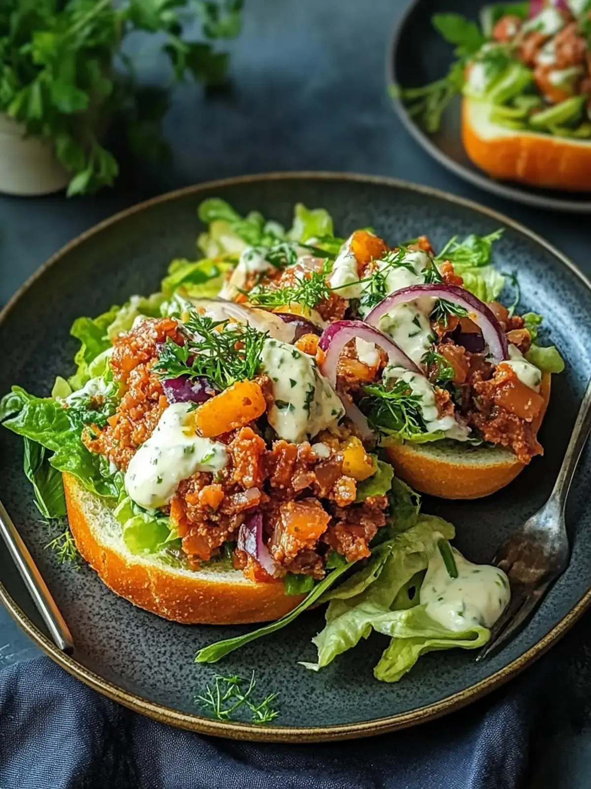 Sloppy Joes mit cremigem Coleslaw