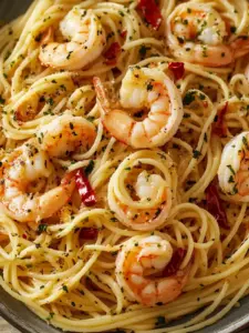 Spaghetti mit Garnelen – Knoblauch-Chili Genuss