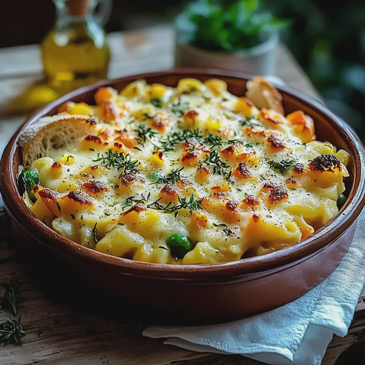 Spätzleauflauf mit Gemüse