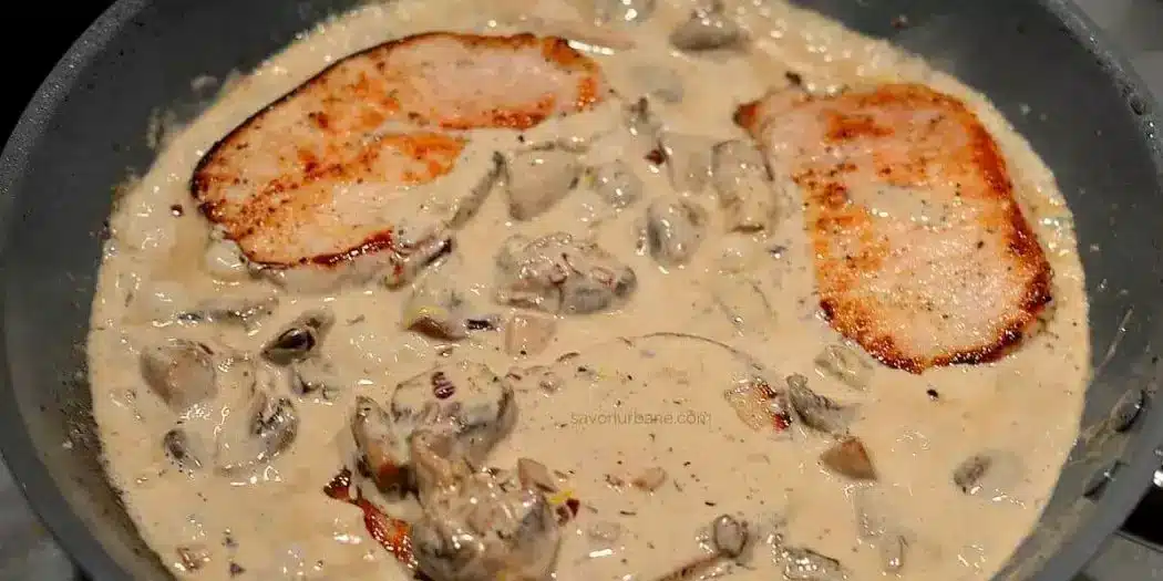 Steakpfanne mit Champignons