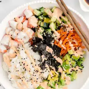Einfache Sushi-Schüsseln