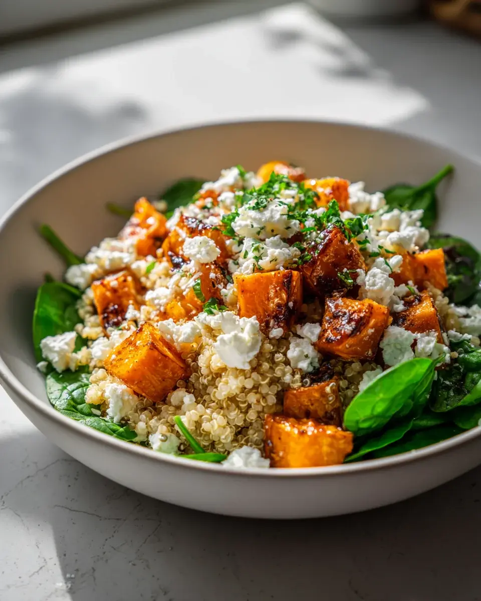 Süßkartoffel Quinoa Bowl