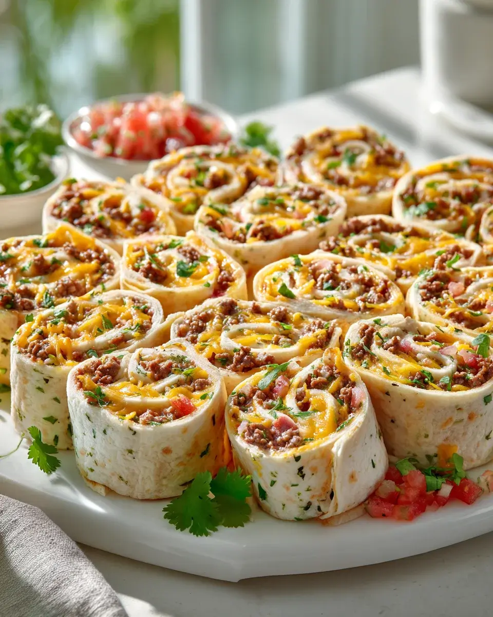 Taco Pinwheels Rezept