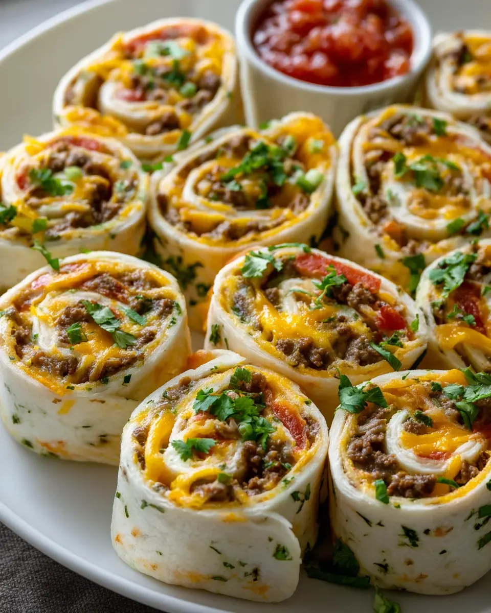 Taco Pinwheels Rezept
