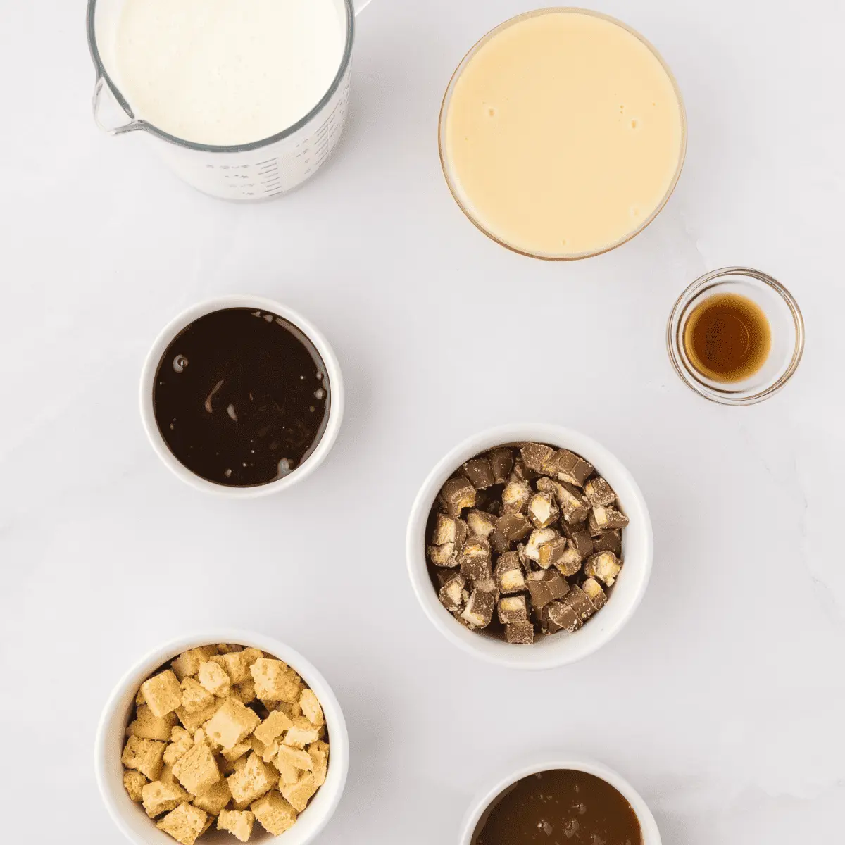 Twix Eiscreme Rezept