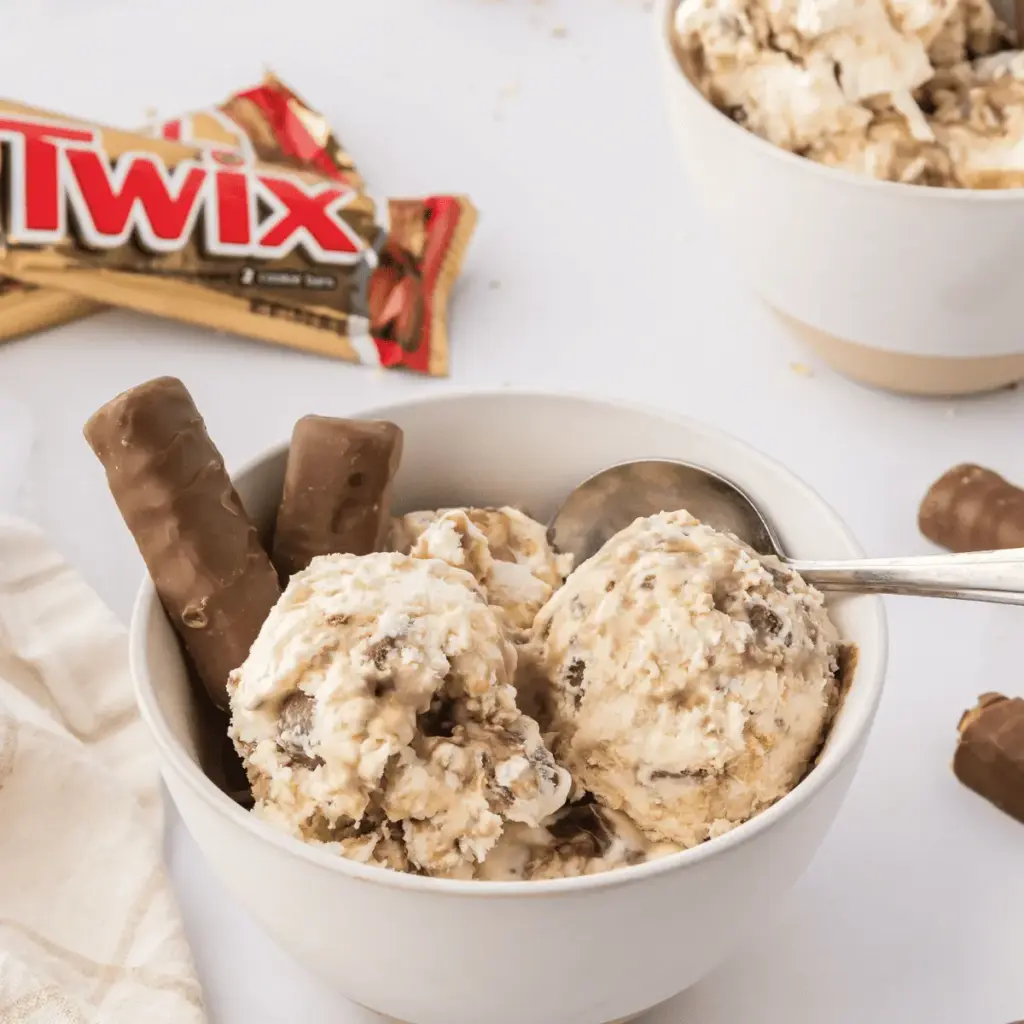 Twix Eiscreme Rezept
