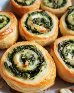 Vegane Spinatröllchen