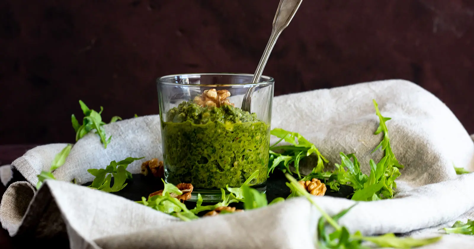 Veganes Rucola Pesto