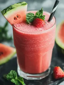 Wassermelonen Smoothie – Erfrischender Genuss für heiße Tage
