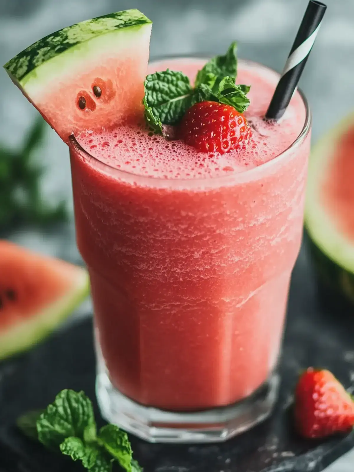 Erfrischender Wassermelonen Smoothie – Ultimativer Sommergenuss 2 Wassermelonen Smoothie