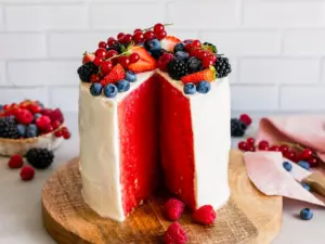 Erfrischende Wassermelonen-Torte