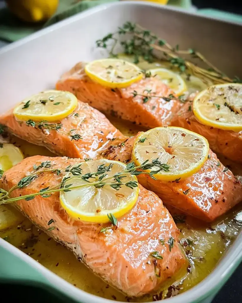 Zitronen-Lachs aus dem Ofen