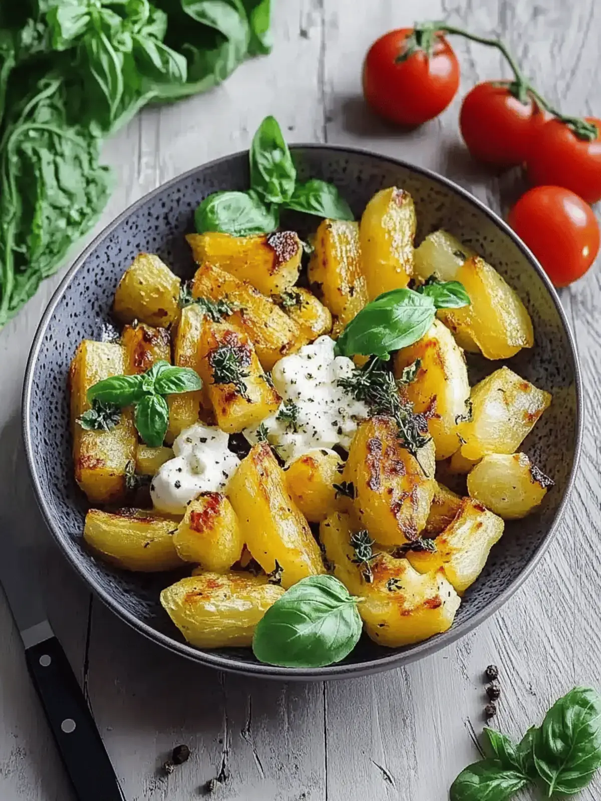 Mediterraner gebratener Kohlrabi – Ein köstliches, gesundes Gericht 2 mediterraner gebratener Kohlrabi