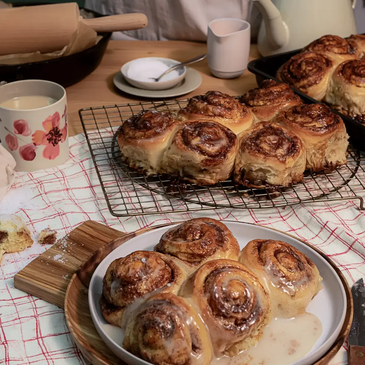 saftige Zimtschnecken