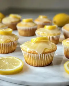 Saftige Zitronen Muffins