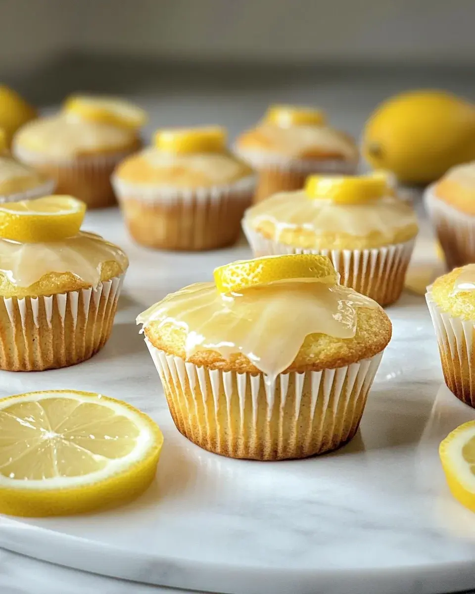 saftige Zitronen Muffins