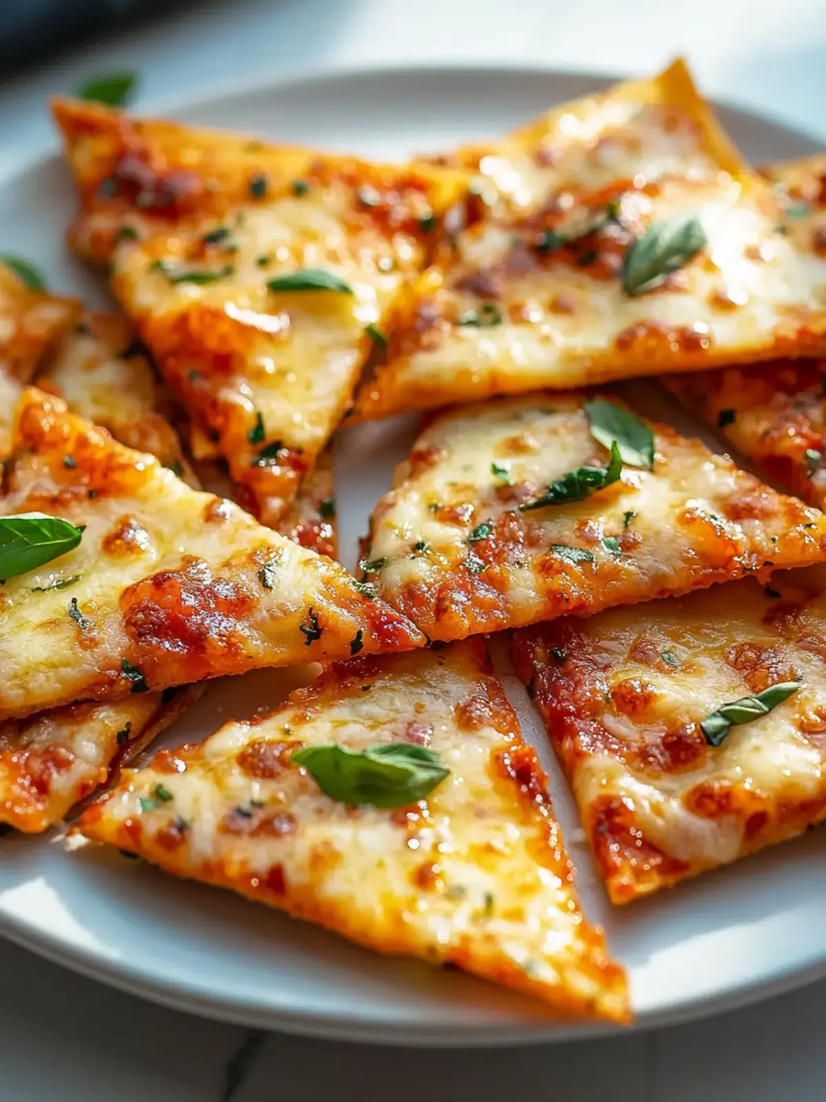 Air Fryer Pizza Chips