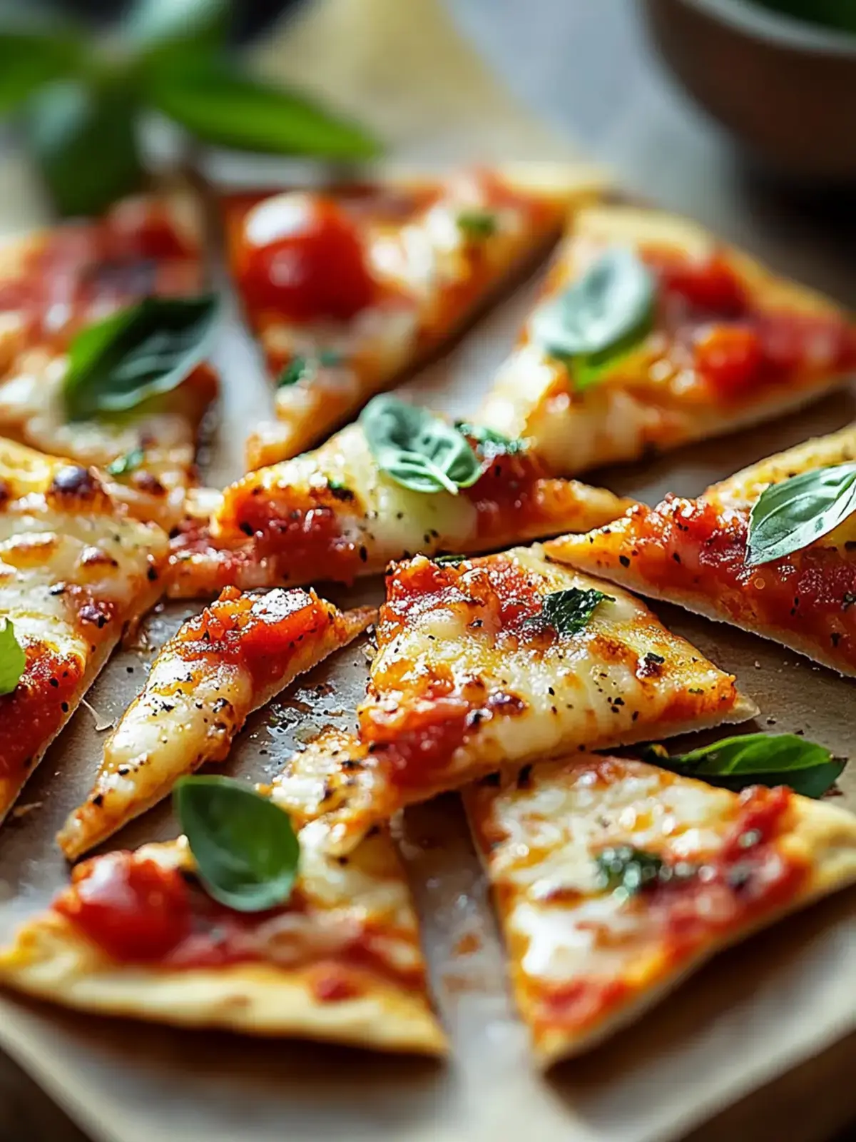 Air Fryer Pizza Chips