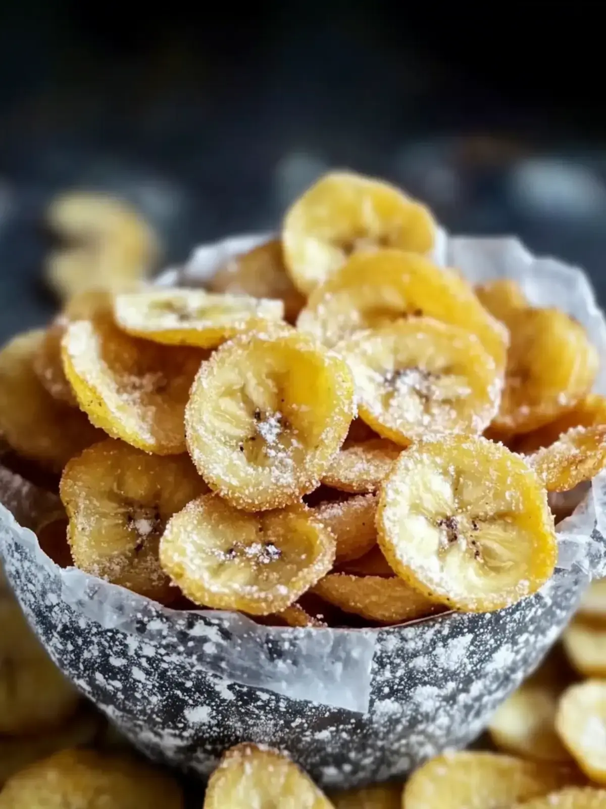 Airfryer Bananenchips