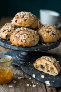 Knusprige Airfryer-Brötchen mit Frühstücksei
