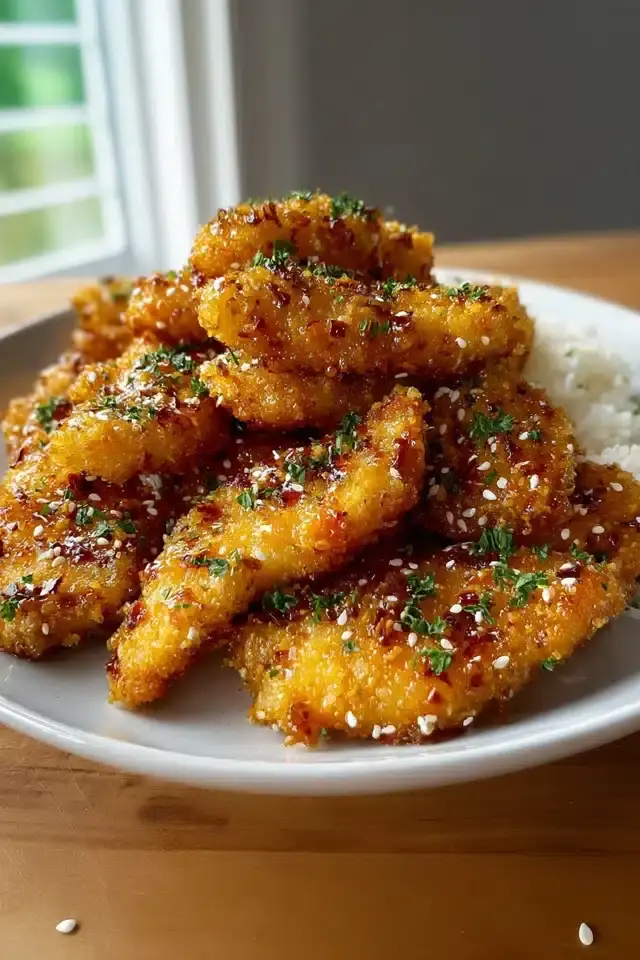 Airfryer Honig-Butter-Knoblauch Hähnchen