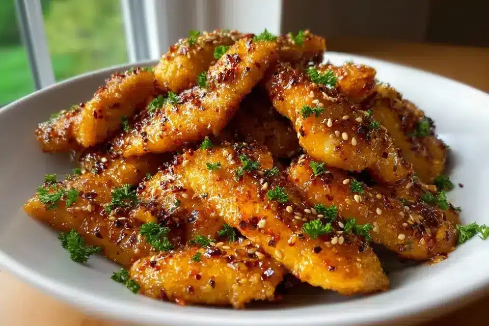 Airfryer Honig-Butter-Knoblauch Hähnchen