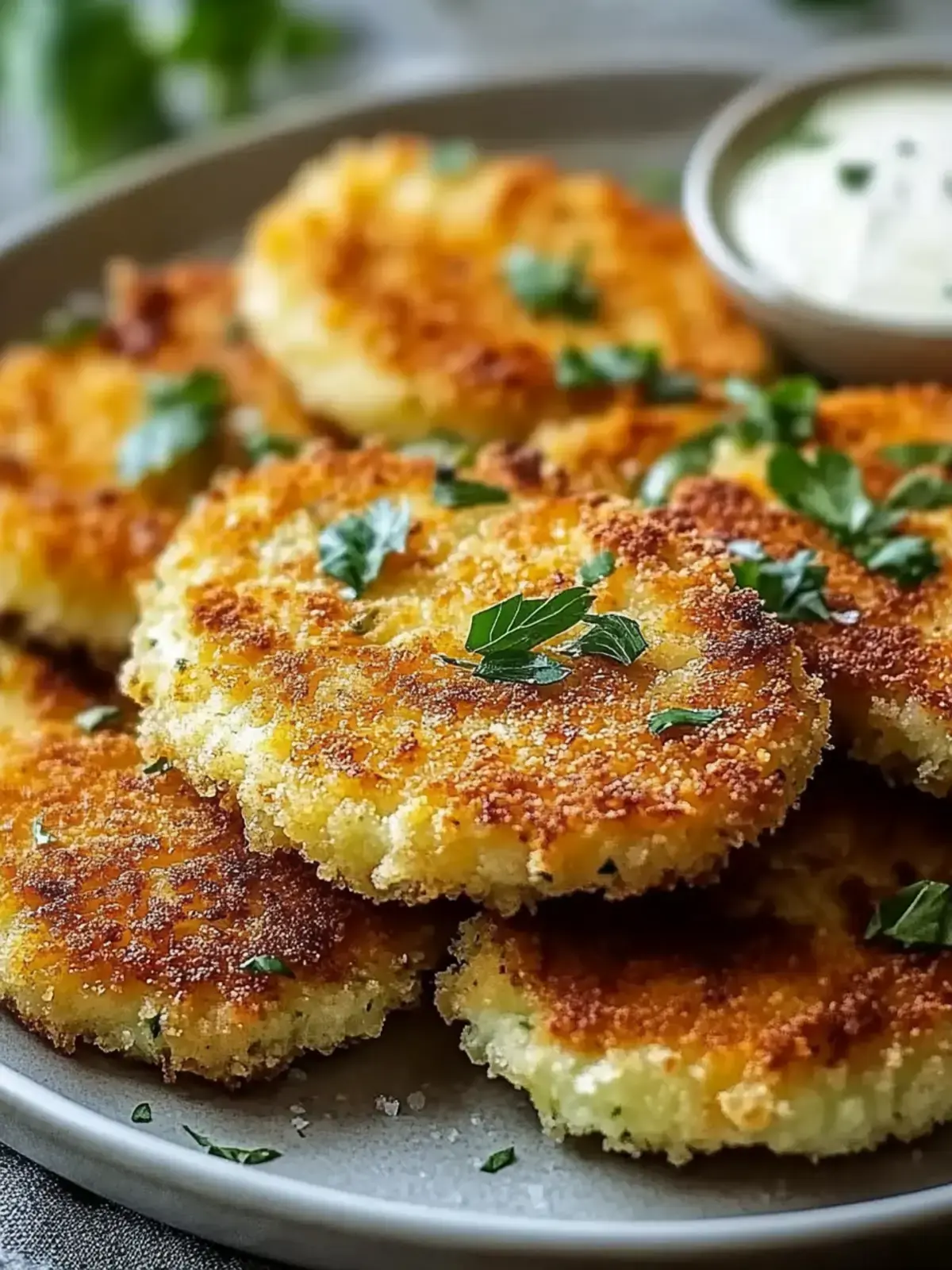 Airfryer Kohlrabi Schnitzel
