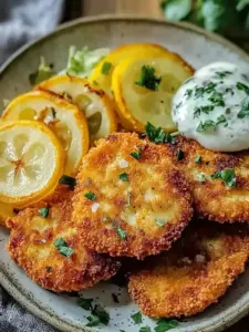 Knusprige Airfryer Kohlrabi Schnitzel