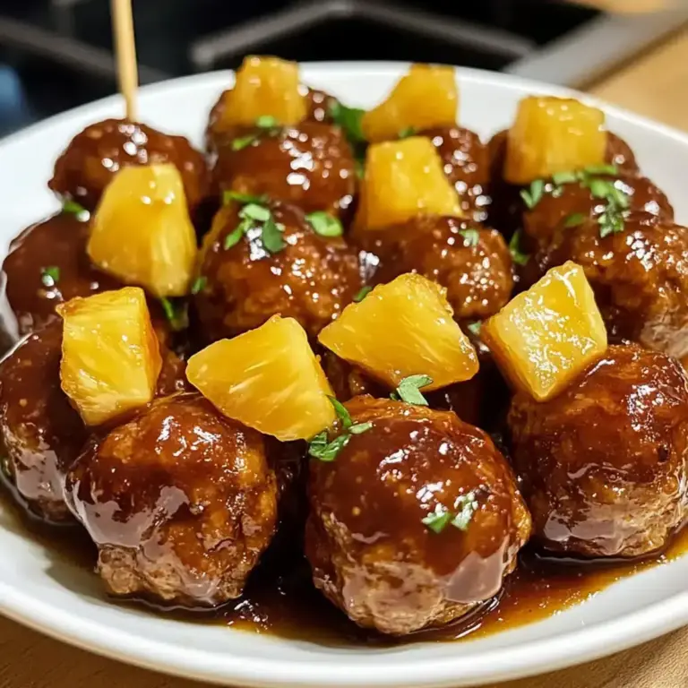Ananas Brauner Zucker Fleischbällchen