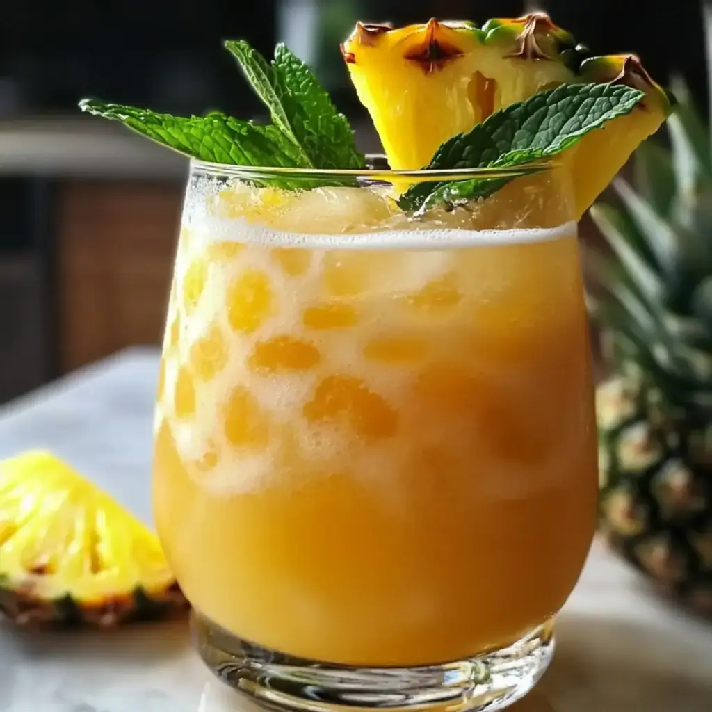 Ananas Ingwer Mocktail