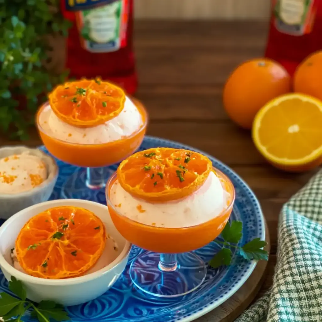 Aperol Orangen Eis