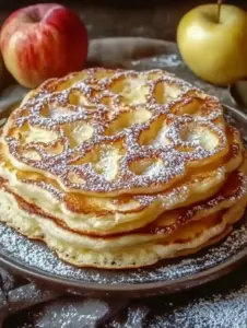 Saftige Apfel-Joghurt-Pfannkuchen