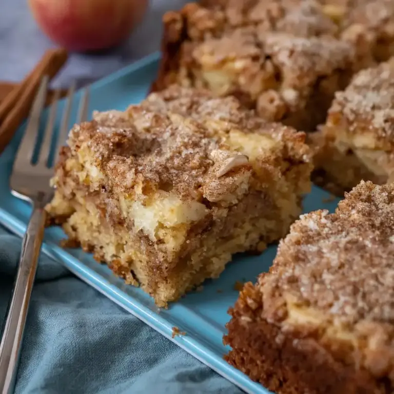 Apfel Zimt Blondies