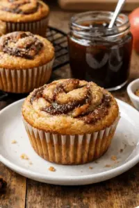 Apfelbutter Swirl Muffins