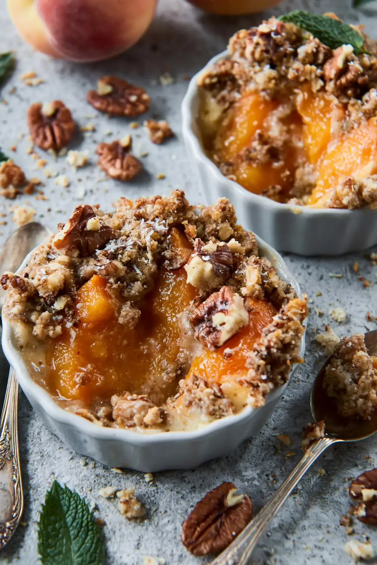 Aprikosen Crumble Rezept