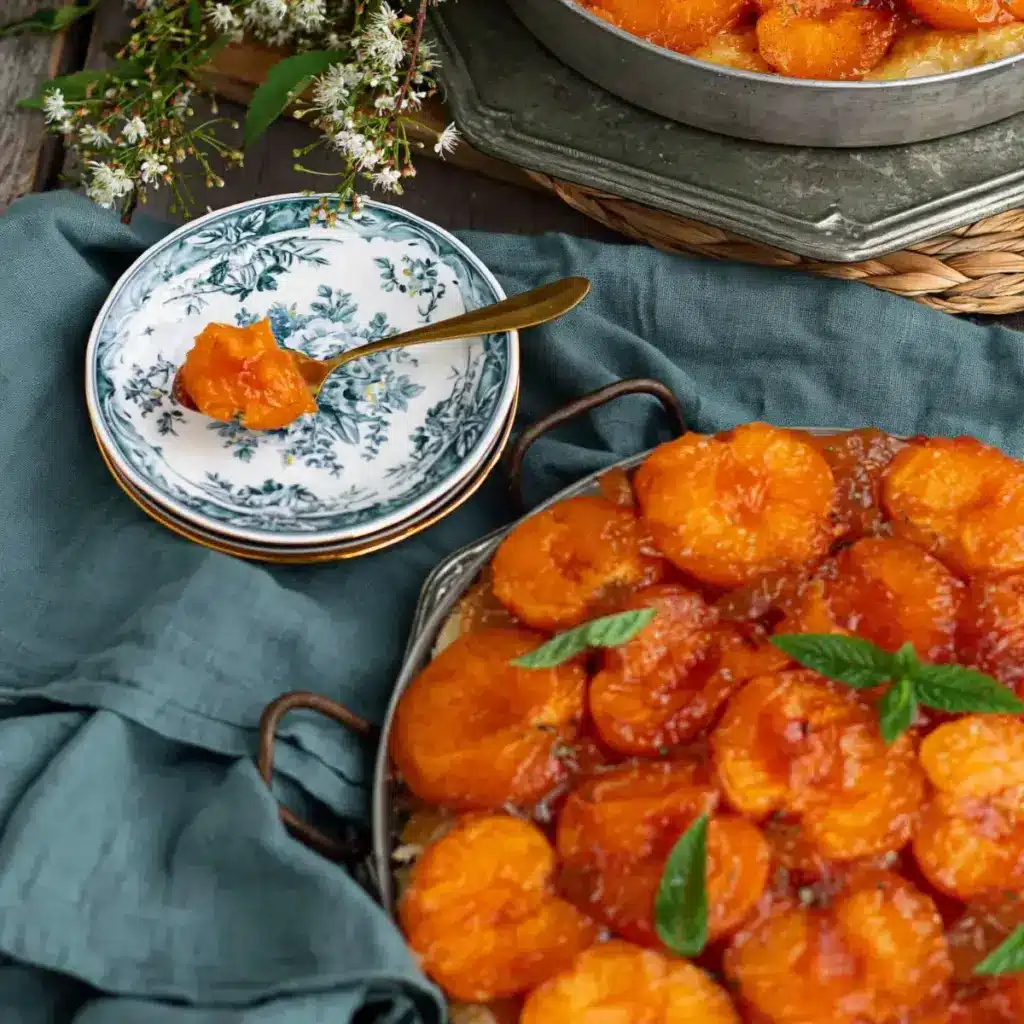 Aprikosen Tarte Tatin