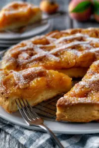 Klassischer Aprikosenkuchen im Linzer-Stil