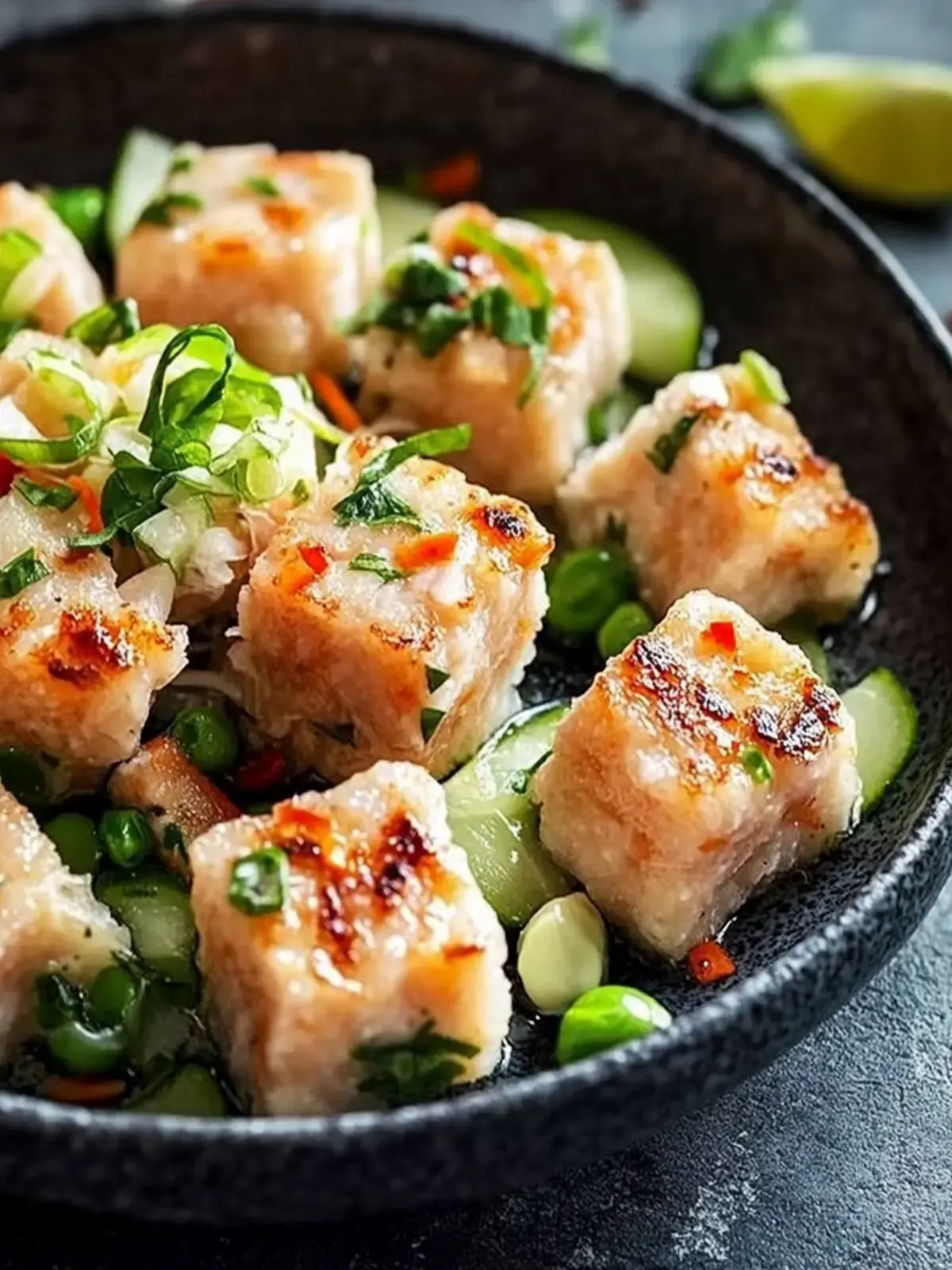 Asiatische Thunfischkuchen