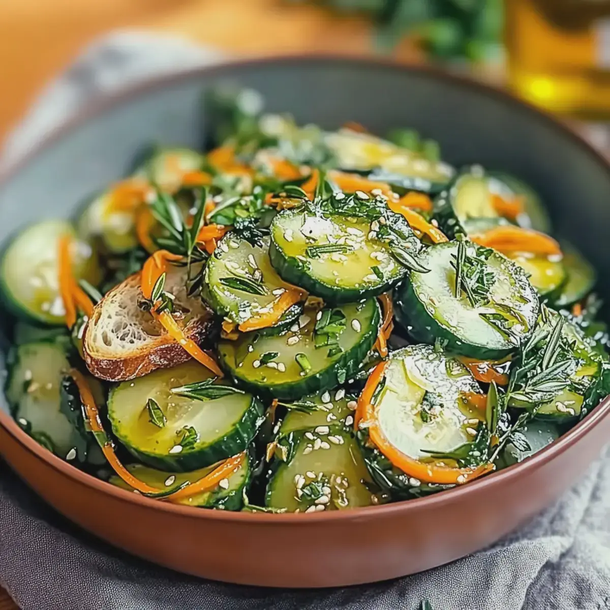 Asiatischer Gurkensalat
