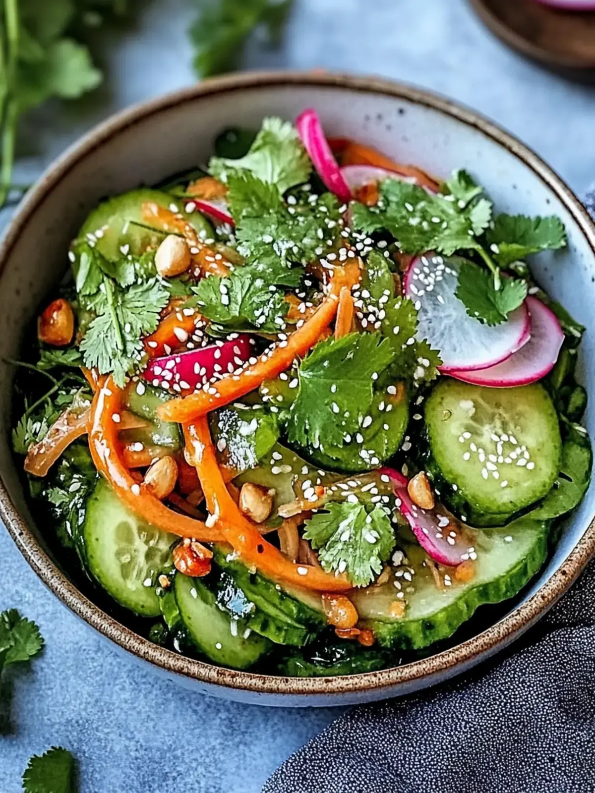 Asiatischer Gurkensalat