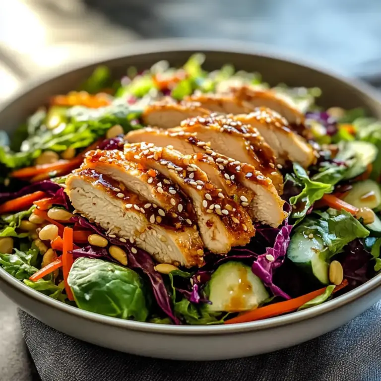 Asiatischer Sesam-Hühnchen-Salat