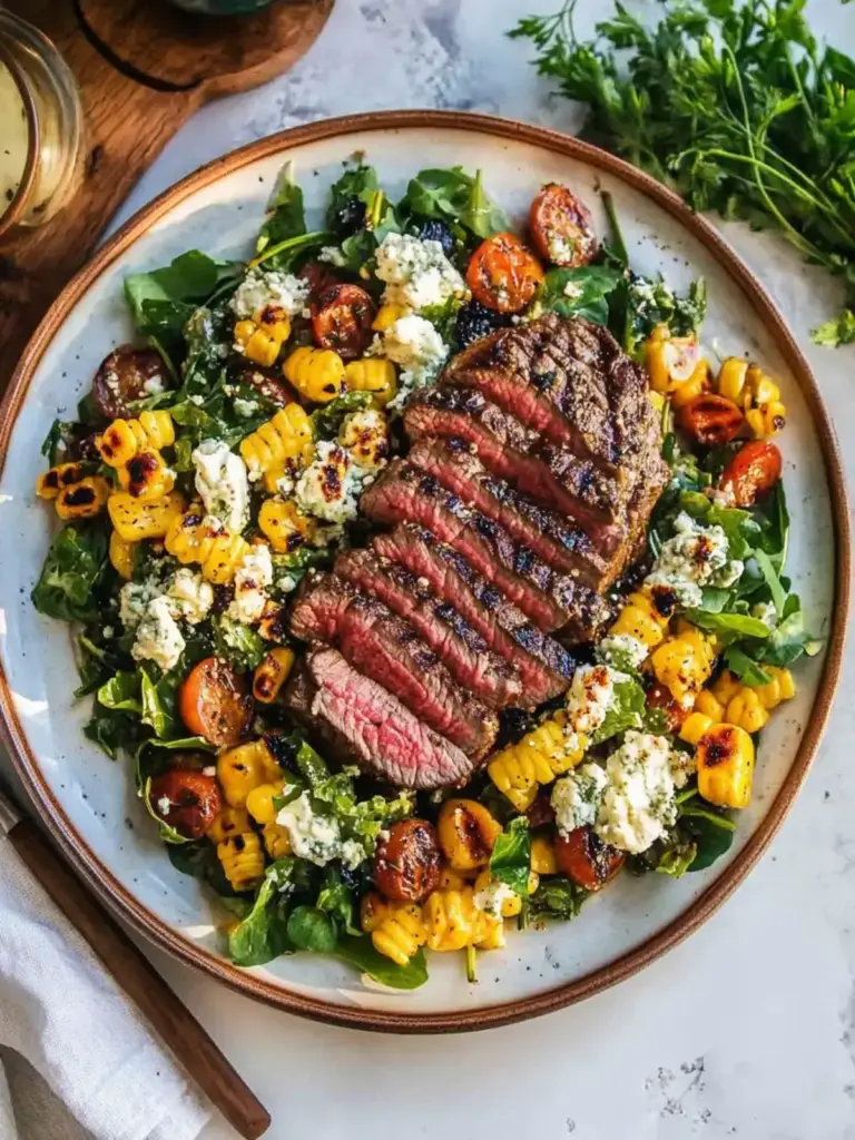 Balsamico Steak Gorgonzola Salat