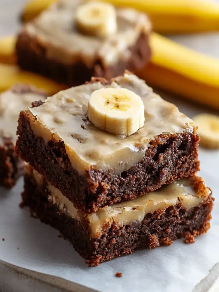 Bananenbrot Brownies